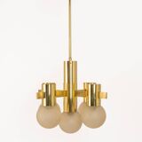 Sciolari chandelier in brass, Italy, 1960s.