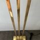 Maison Deknudt brass floor lamp from the 70s