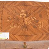 Bedside table in marquetry
