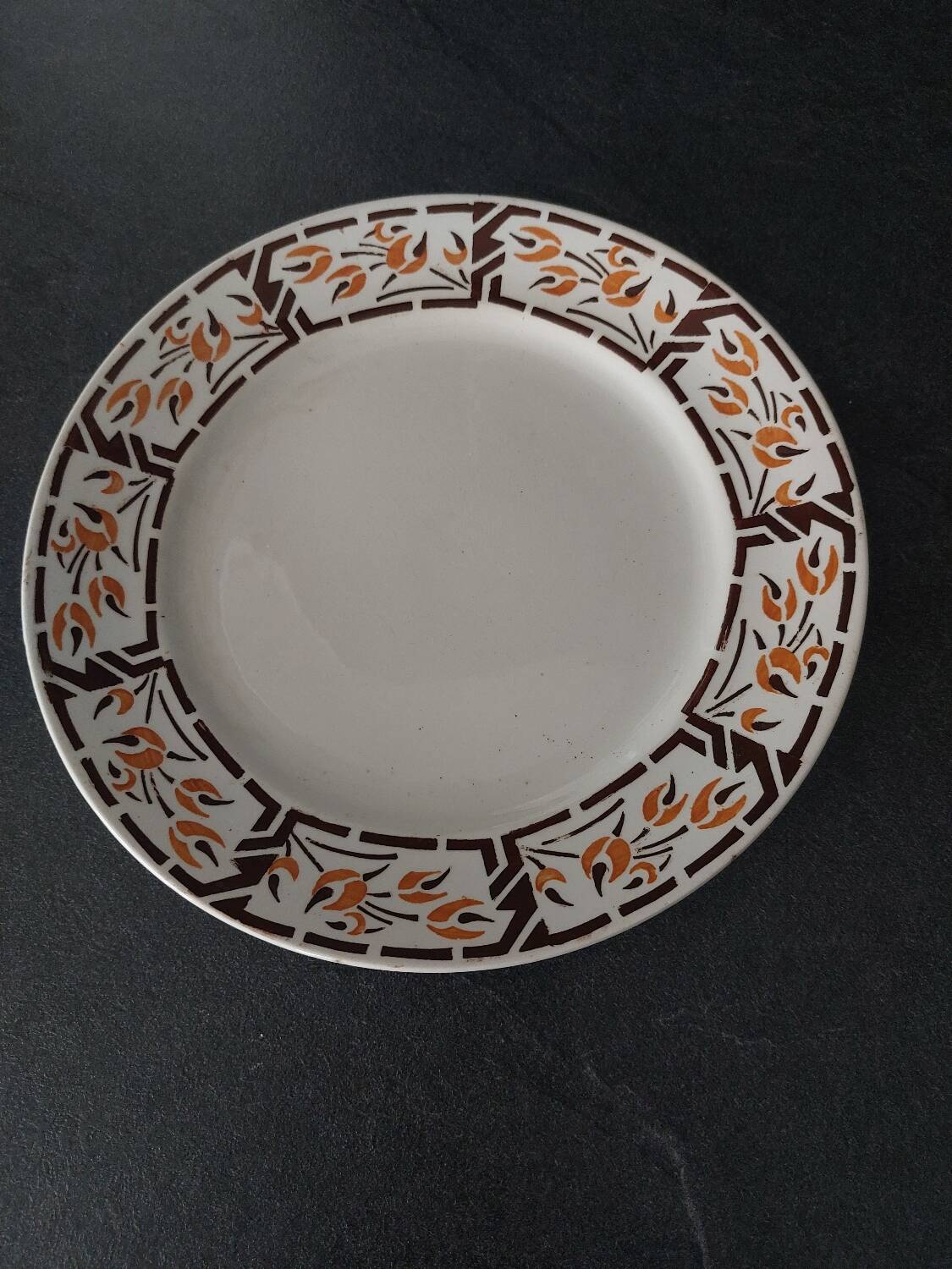 Vintage mismatched plates