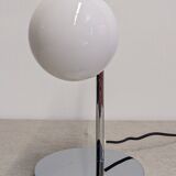 Space age lamp in white opaline from the 60s/70s