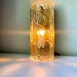 Glass & Brass wall sconces design by Carl Fagerlund for Orrefors /Lyfa