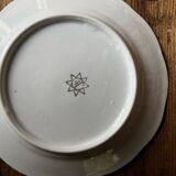 Set of 11 starter/dessert plates - Pommier Dureil 72 - Porcelain