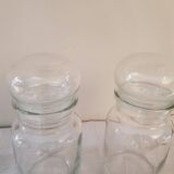 3 glass jars Belgium