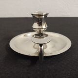 Silver metal candlestick