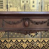 Louis XVI style walnut console table
