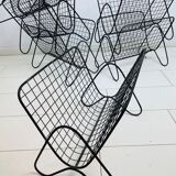 Magazine holders reading basket