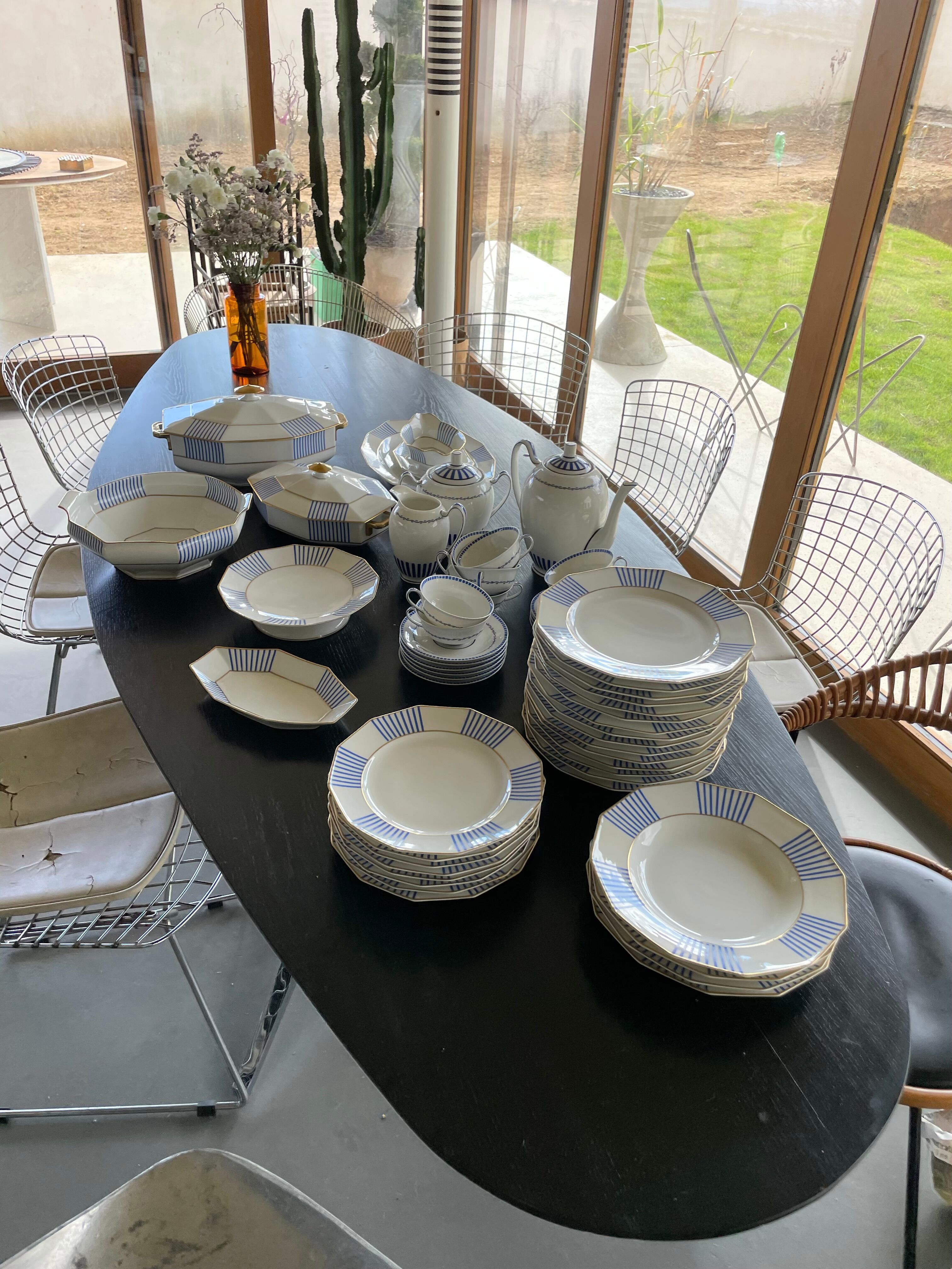 Set XXL crockery Limoges A.Lanternier