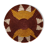 African wall basket, woven basket, ethnic and natural, Boswana