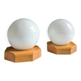 80's Wall Sconces Duo