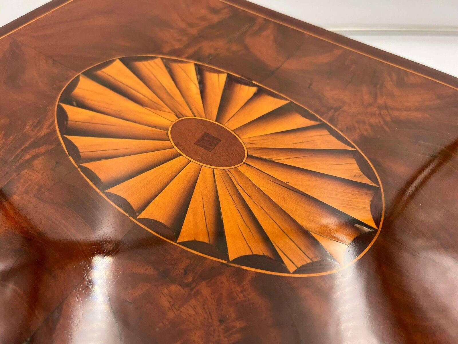 Large Victorian Box in Mahogany & Oak, England, 1840s