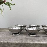 8 stainless steel cups 1970