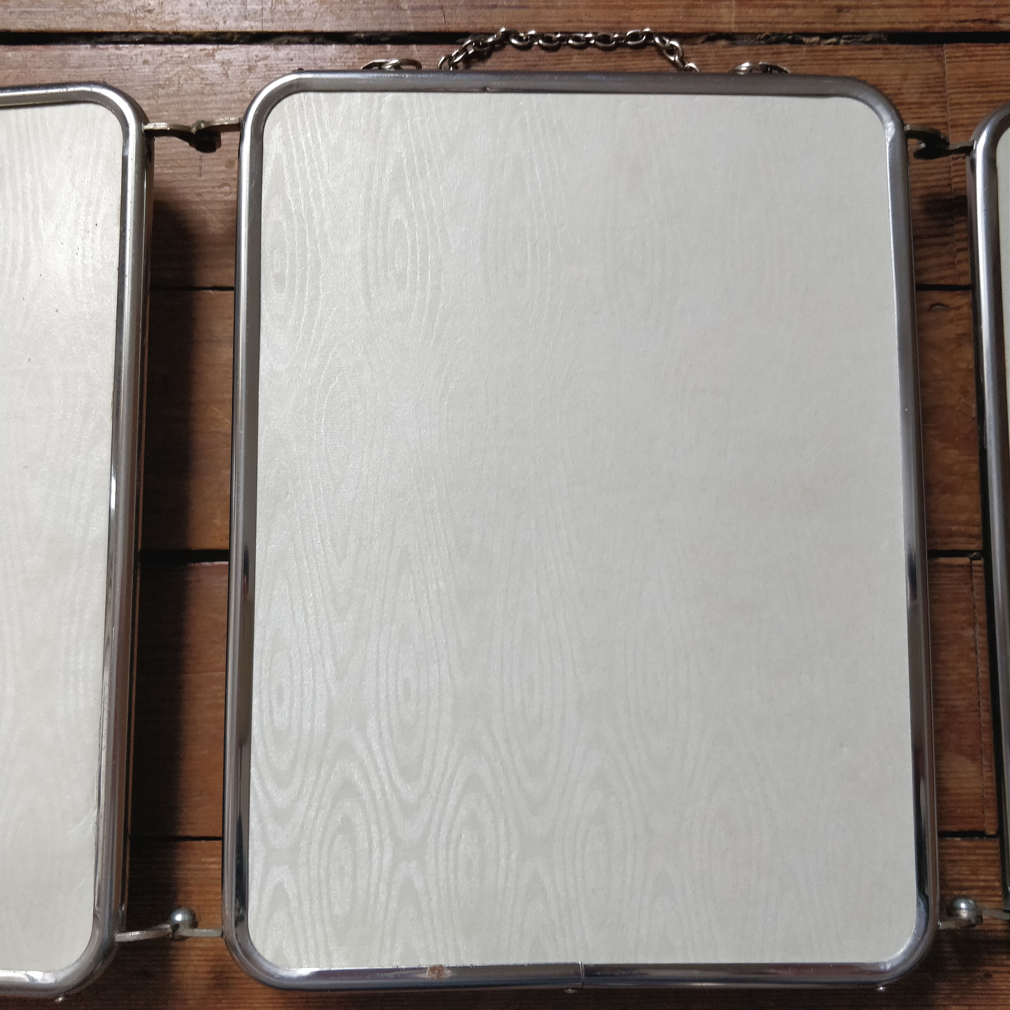 Barber triptych mirror 60x24cm