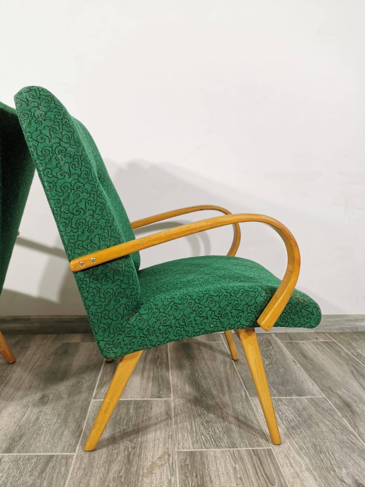 Vintage Armchairs by Jaroslav Smidek, 1960s, Set of 2