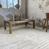 Table basse en laiton années 60