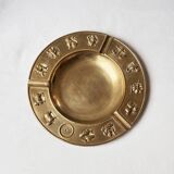 Cendrier en laiton astrologie