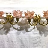 Pair of sconces Bronze 2 lights