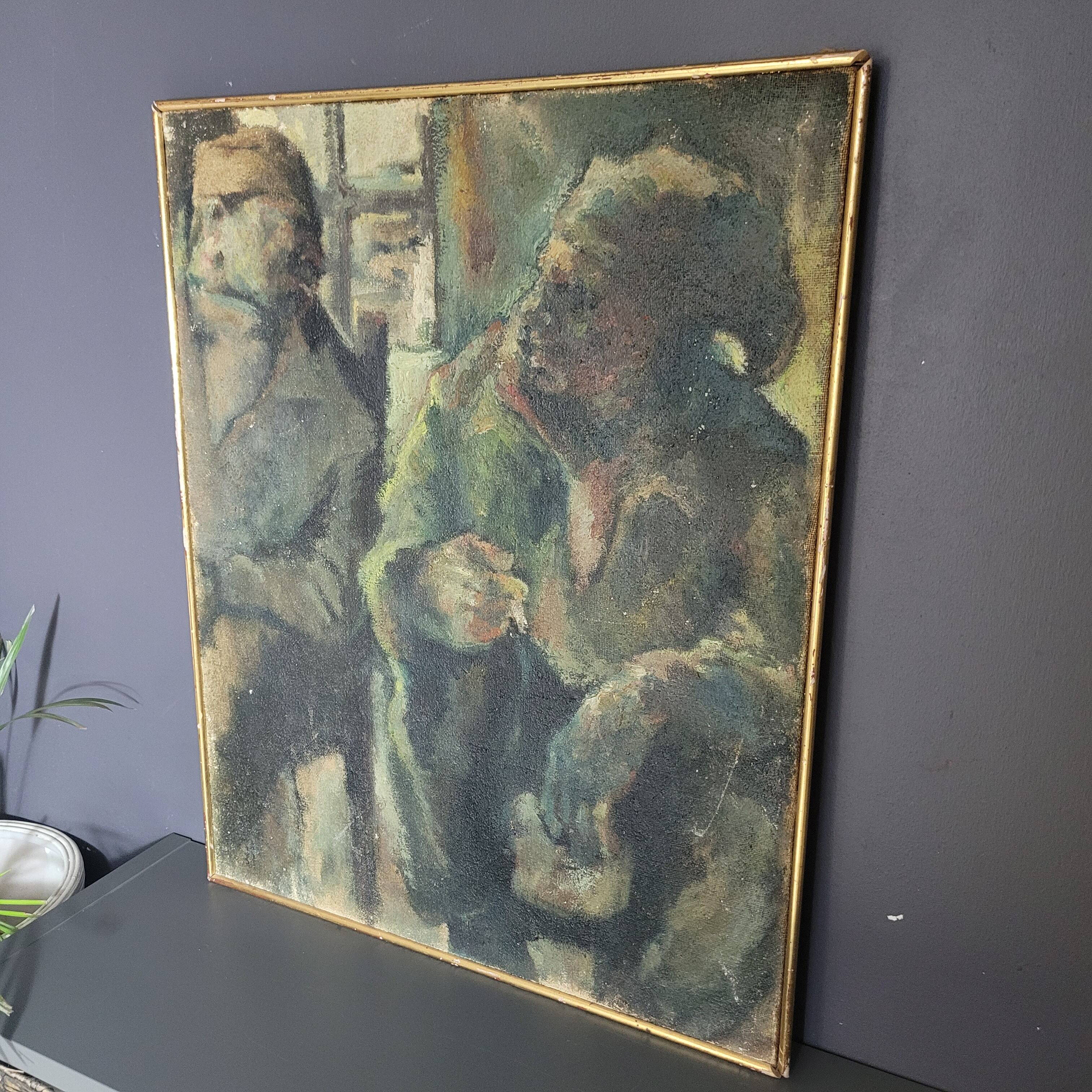 Tableau huile sur toile orientaliste