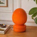 Orange mushroom lamp 70s
