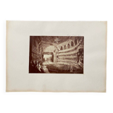Photo Vienna The Opera Hall 19th century albumen laminated cardboard
