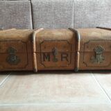Old travel trunk