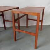 Solid teak pull out tables