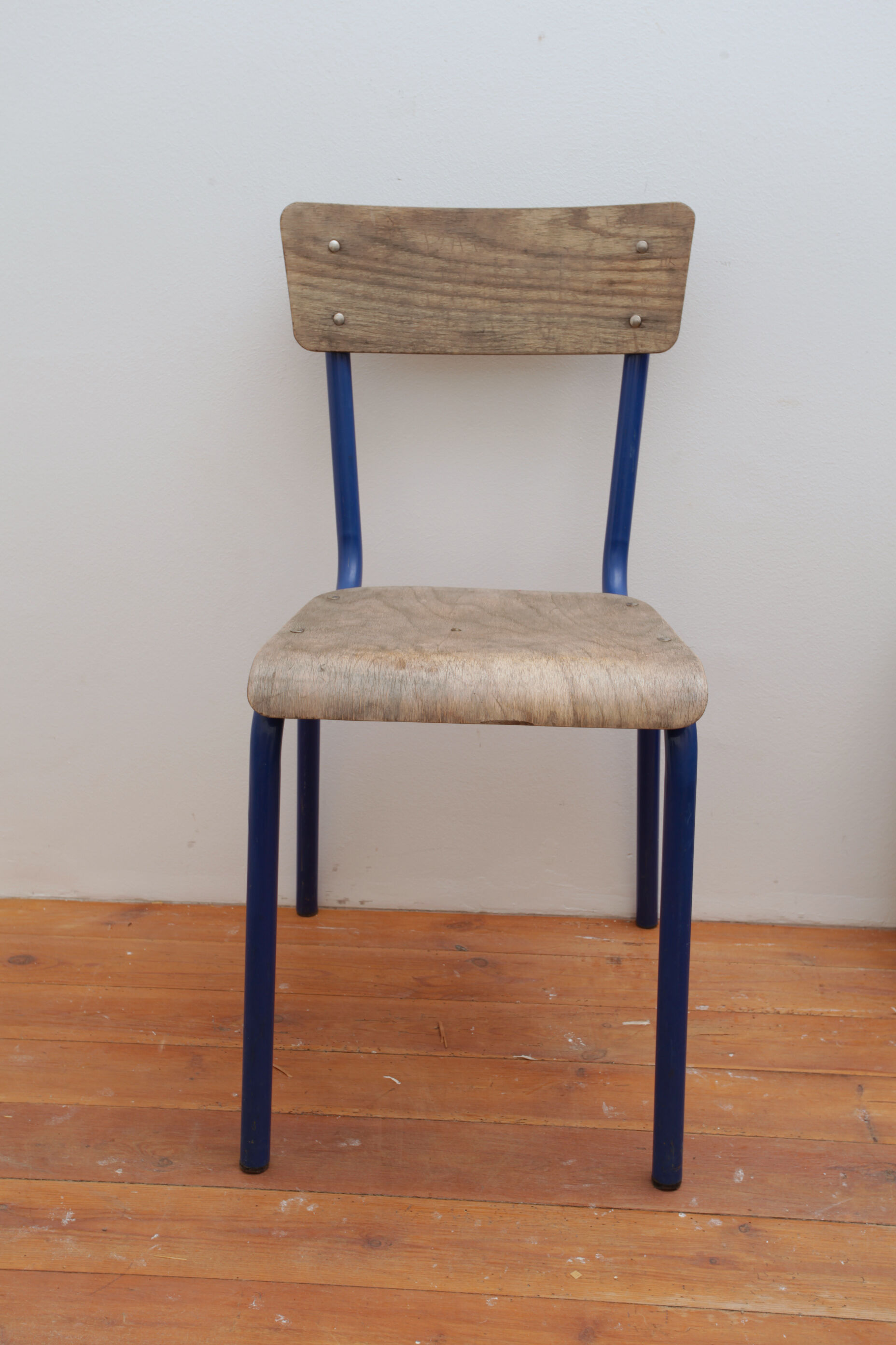Blue school chair