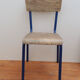 Blue school chair