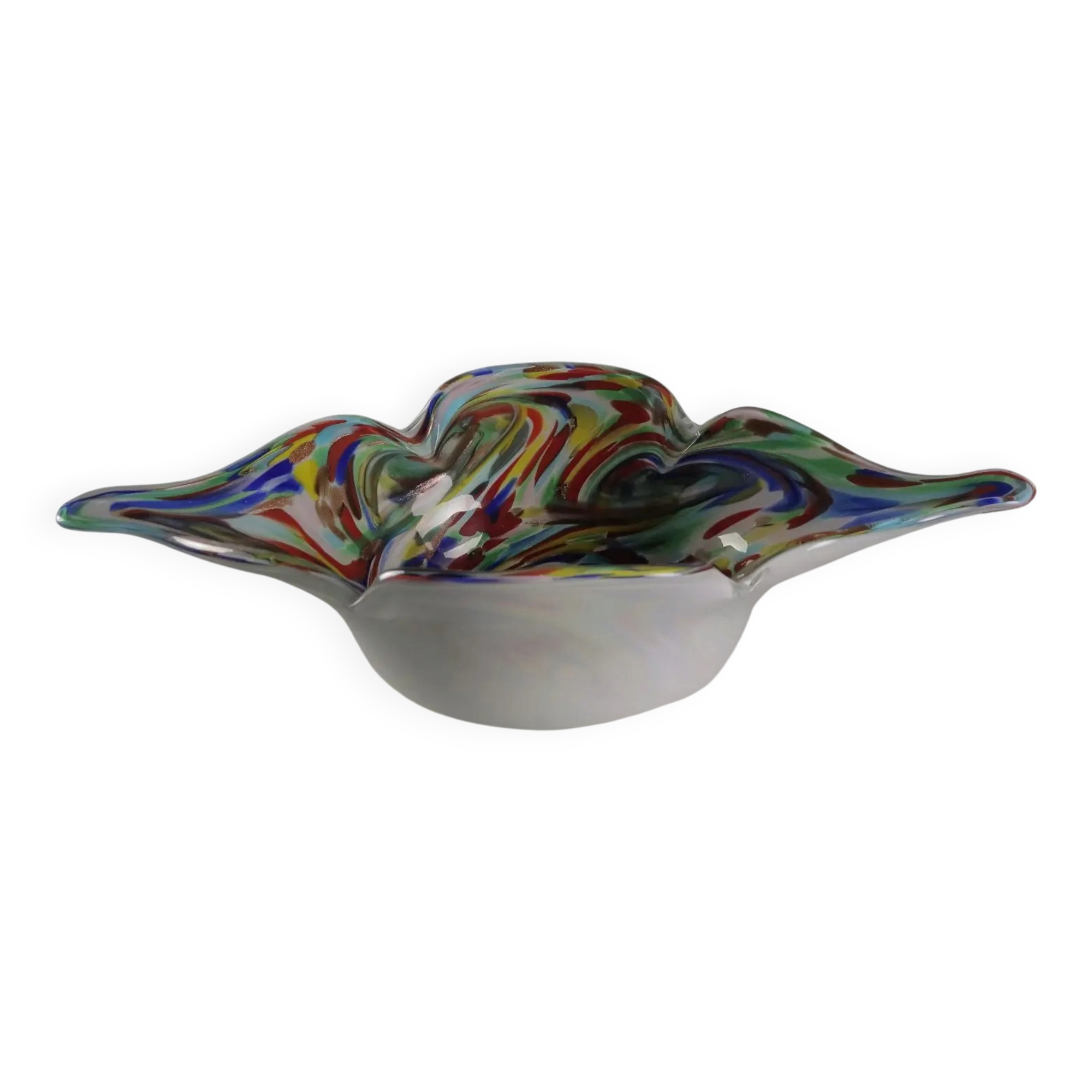 Vintage glass centrepiece from Murano, Italy, 1950s.