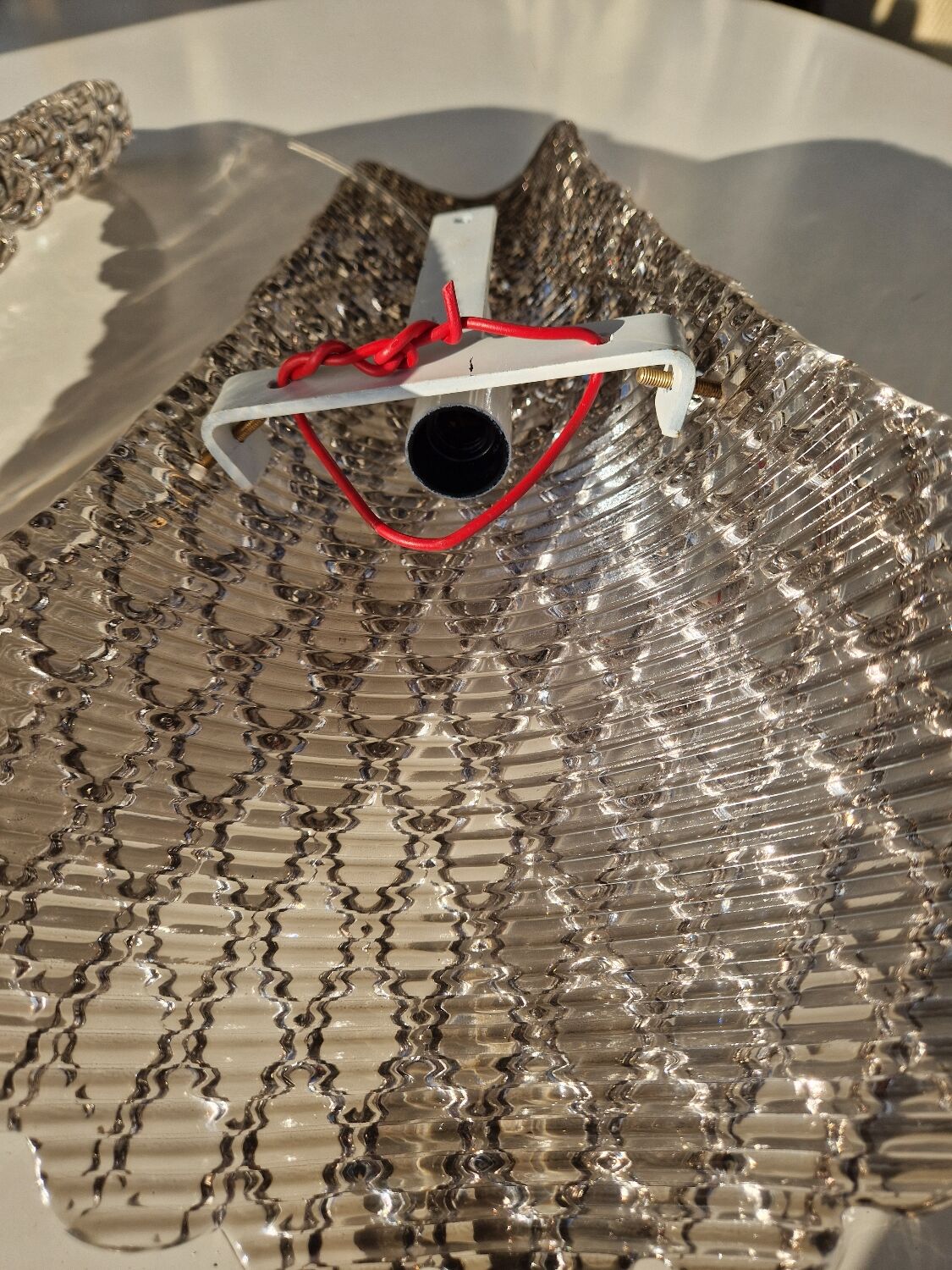 Pair of Murano glass wall lights