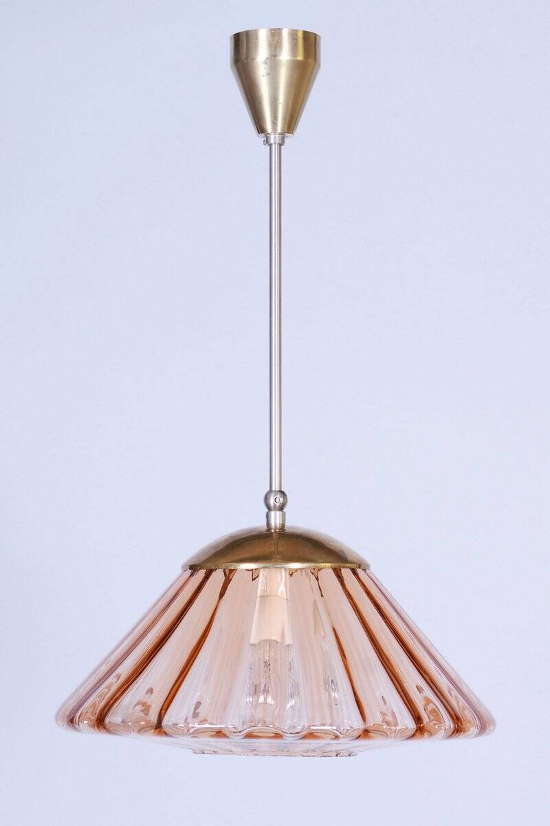 Mid-Century Modern Pendant Light by Kamenický Šenov, Czech, 1960s