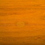 Round teak veneered extendable dining table from G-Plan, 1960s