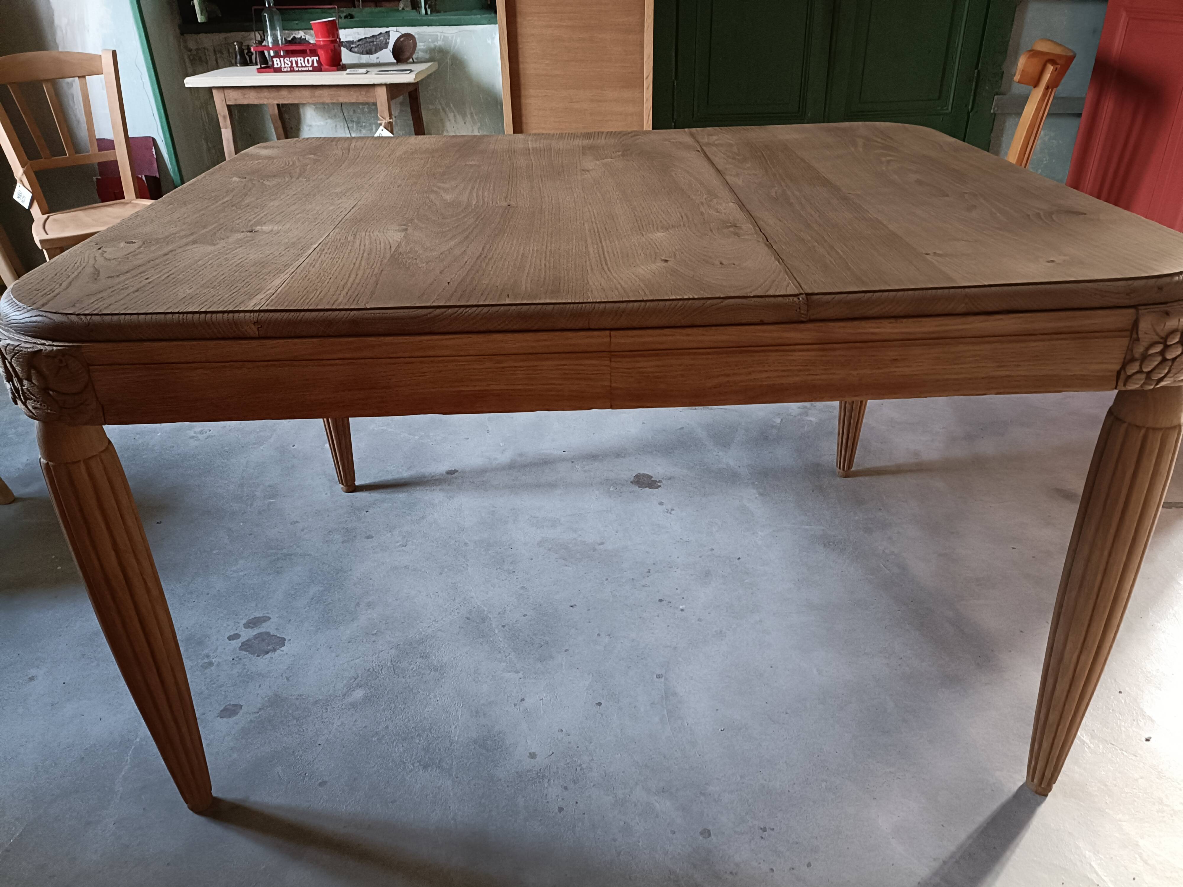 Restored Art Deco dining table