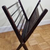 Folding teak magazine holder by Cees Braakman