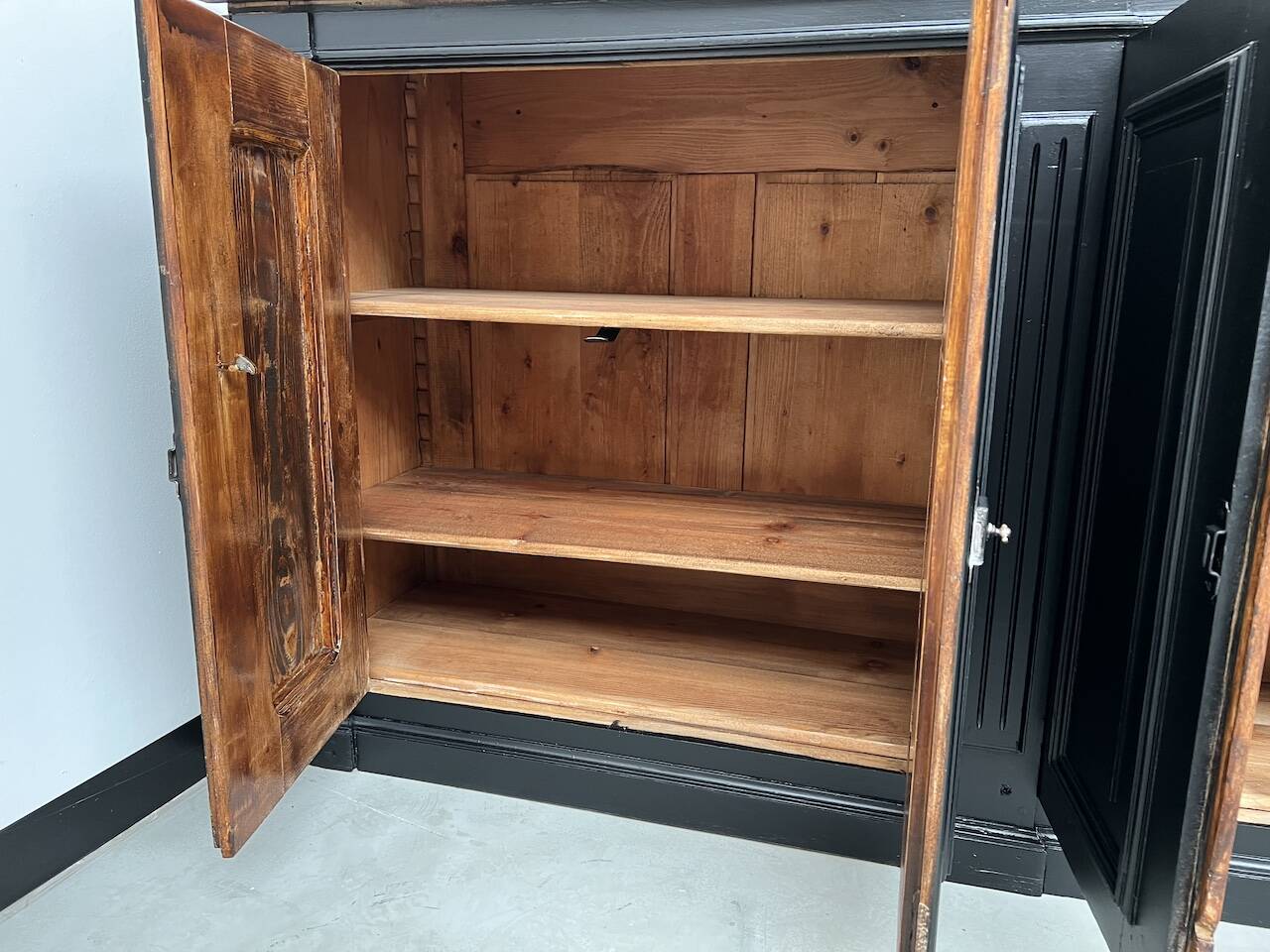 Corner sideboard, 1900s completely restored