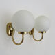 Pair of vintage German wall lamps, brand GS. Year 70 80
