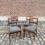 Suite Of Four Mahogany Dining Room Chairs From Charles X XIX Eme Century