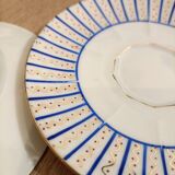 Petites assiettes bleues