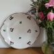 Plat de présentation en porcelaine motif fleurs