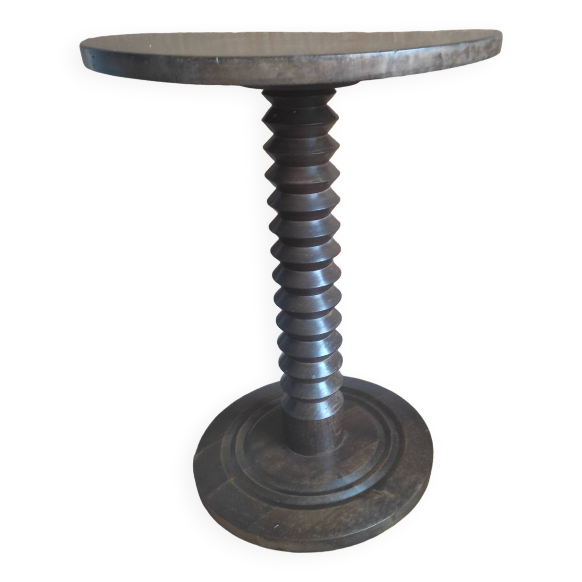 Charles Dudouyt style pedestal table