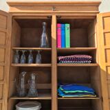 Vintage 1940 oak cabinet