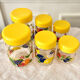 Glass jars The Perfect 70's vintage fruit décor