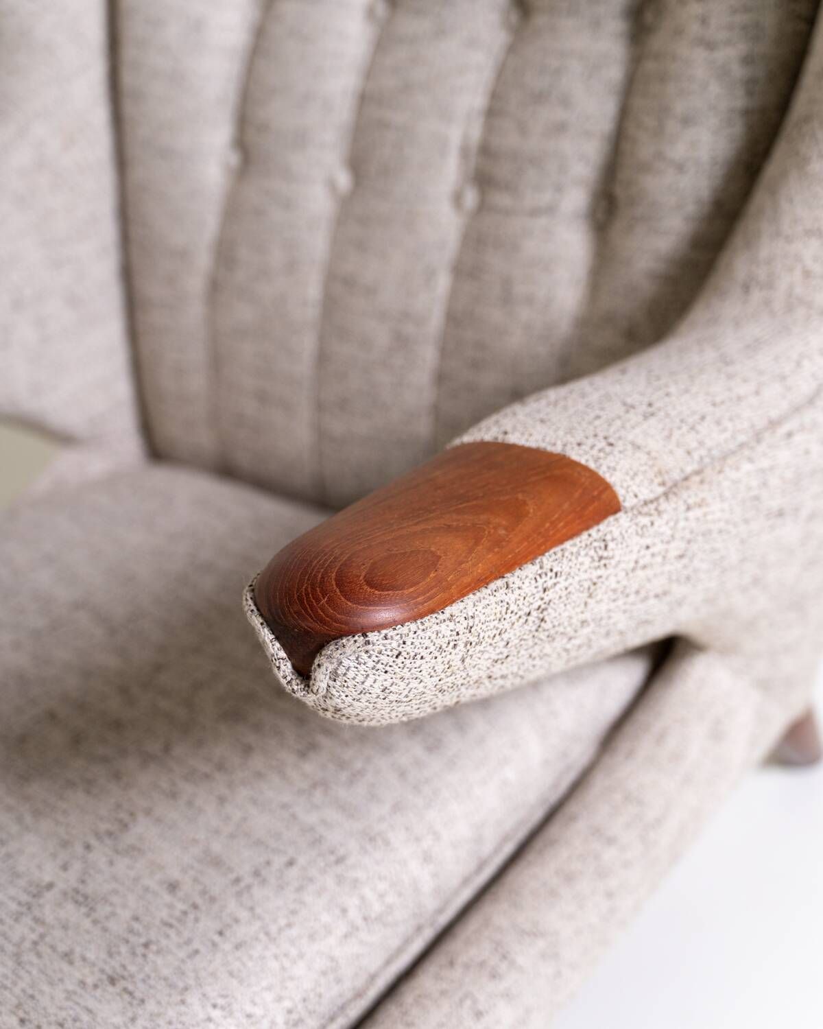 “Papa Bear” armchair and ottoman by Hans J. Wegner for A.P. Stolen, Denmark