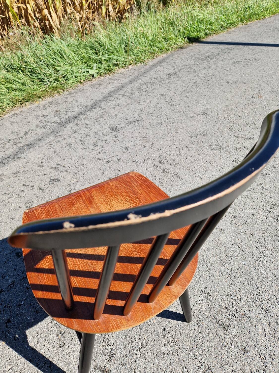 Set of 4 vintage fanett tapiovaara chairs