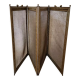 Brass and bronze steel firewall 4 panels XIX°