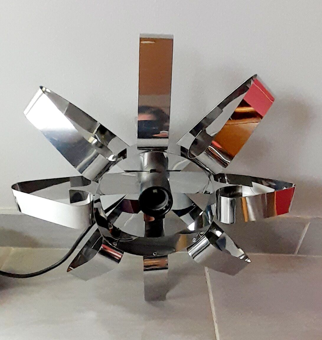 Suspension space age flower 70s