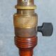 Art-deco lamp foot in solid wood turned 40s