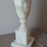 Alabaster lamp base