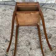 Antique nightstand louis xv style cherry wood drawer + vintage case
