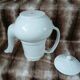 White ceramic coffee pot